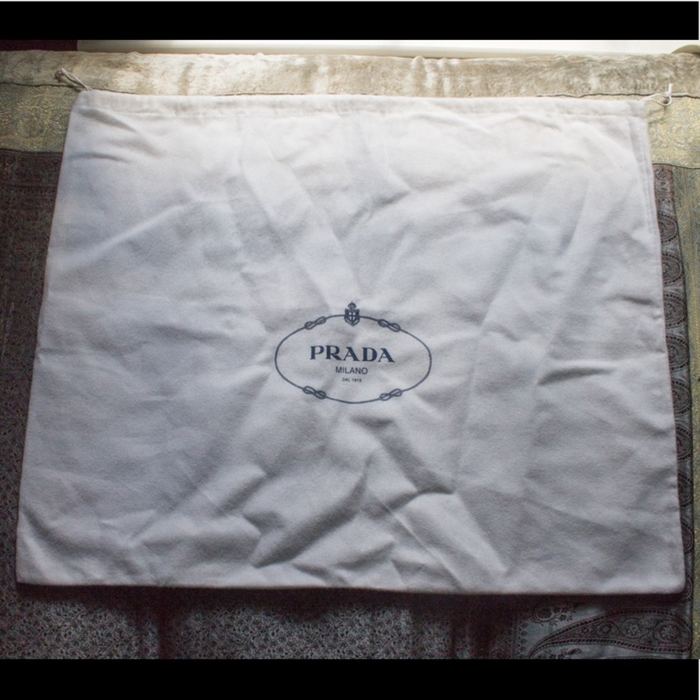 Prada Drawstring Dust Bag 23"x19"